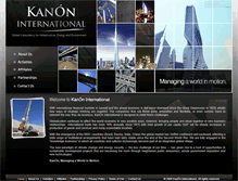 Tablet Screenshot of kanon-international.com